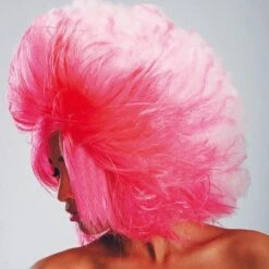 Perruque Punk Rose