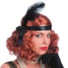 Perruque Années Folles Rousse