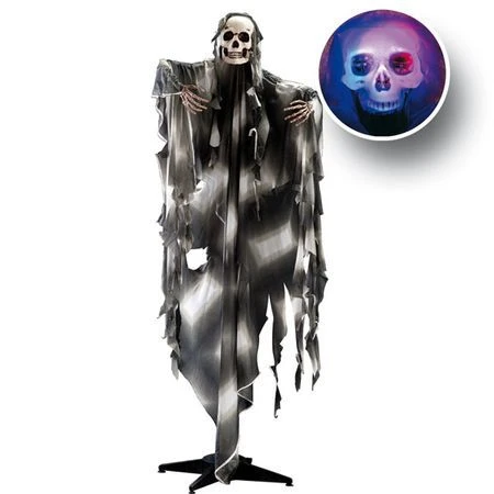 Squelette Sur Pied Lumineux 160Cm 1 Squelette Sur Pied Lumineux 160Cm