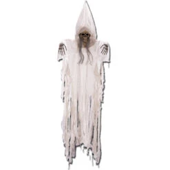 Suspension Halloween Squelette Blanc 175 Cm