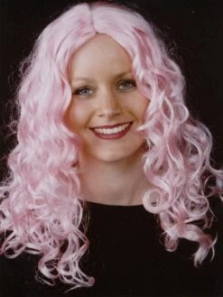 Perruque Joy Bouclée Rose