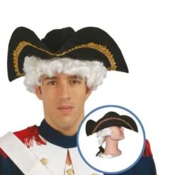 Tricorne De Marquis Avec Catogan
