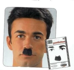 Moustache Charlot Noire
