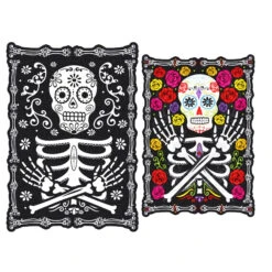 Décoration Murale Lenticulaire Mexicain "la Catrina