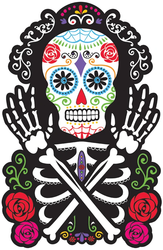 Décoration Murale Halloween Mexicain 1 Décoration Murale Halloween Mexicain