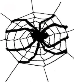 Toile D'araignée Géante 240cm X 240 Cm