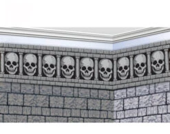 Décor Plastifié Tête De Mort 30 Cm X 700 Cm