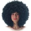 Perruque Bouclée Disco Noire