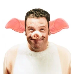 Oreilles De Cochon En Plastique -Netbootic 2298p serre tete oreilles cochon