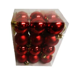 24 BOULES ROUGES