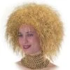 Perruque Disco Boule Lamée Or
