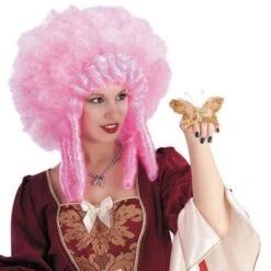 Perruque De Marquise Rococo Rose