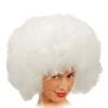 Perruque Afro Blanche