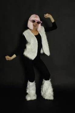 Pattes D'Éph Disco Peluche Blanche