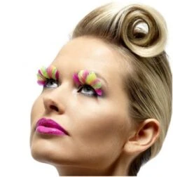 Faux Cils Plumes Néonfluo