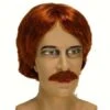 Perruque Et Moustache Rousses