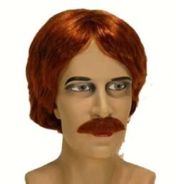 Perruque Et Moustache Rousses