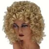 Perruque Bouclée Blonde Sandy Grease™