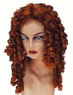 Perruque Bouclée Rousse