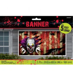 Décoration Murale Halloween Clown Diabolique