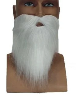 Barbe Et Moustache Blanche