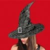 Chapeau De Sorcière Ou De Mage Imitation Cuir