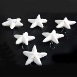 6 étoiles Blanches De Noel