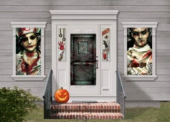 Décoration Murale Halloween Thème Asile De Fou