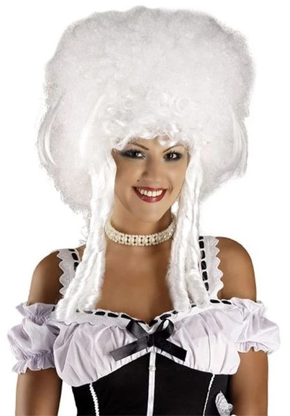 Perruque De Marquise Baroque Blanche 1 Perruque De Marquise Baroque Blanche