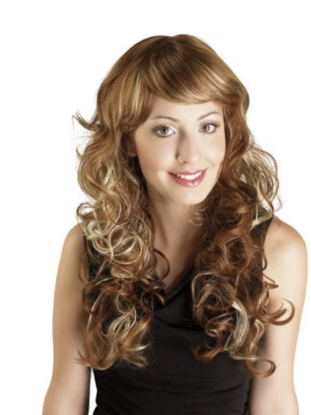 Perruque Luxe Lavable Méchée Et Bouclée 1 Perruque Luxe Lavable Méchée Et Bouclée