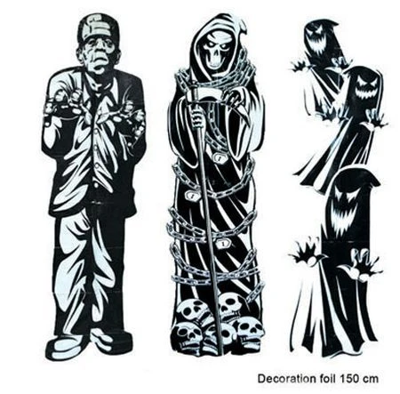3 Décorations Murales Halloween 1 3 Décorations Murales Halloween