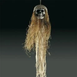 Crâne à Suspendre Blanc 90Cm