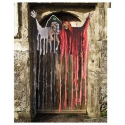 Décoration De Porte Halloween Lumineuse