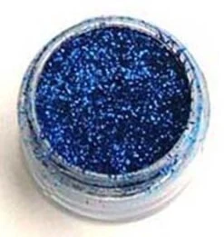 Paillettes Fines Sèches 6G Bleues