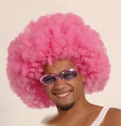 Perruque Afro Disco Couleur