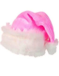 Bonnet De Noël En Fourrure Fuchsia