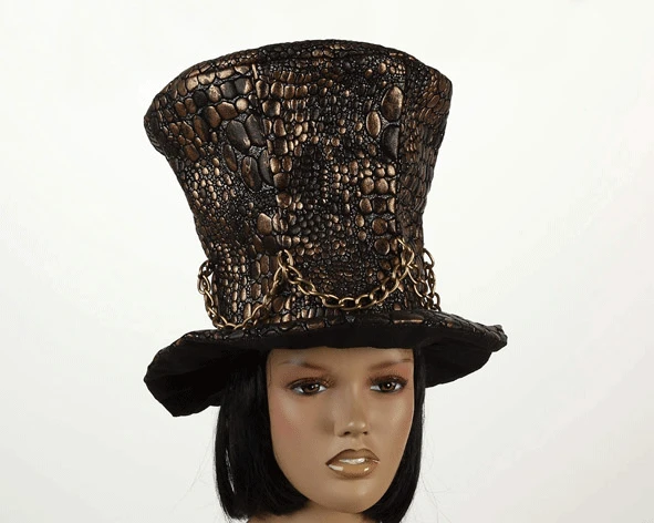 Chapeau Haut De Forme De Magicien Serpent 1 Chapeau Haut De Forme De Magicien Serpent
