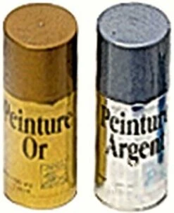 Bombe Peinture Métallisée Noël Argent