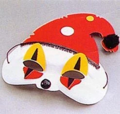 Loup En Satin Thème Clown