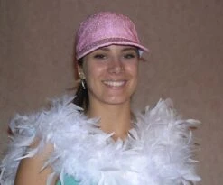 Casquette Pailletée Rose