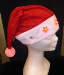 Bonnet Père Noël Lumineux