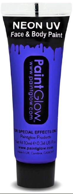 Maquillage Corps Et Visage Fluo Bleu