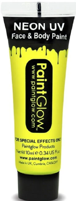 Maquillage Corps Et Visage Fluo Jaune