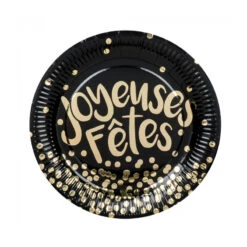 6 Assiettes Joyeuses Fêtes