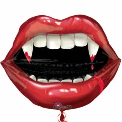 BALLON GEANT BOUCHE DE VAMPIRE