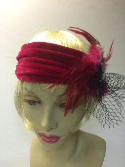 Bandeau Charleston Cerise Sur Commande