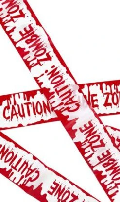 Cordon De Sécutité Sanglant Zombie
