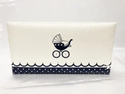 3 Boites Bonbons Ou Dragées Landau Bleu Marine