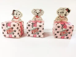 6 Boites Dragées 101 Dalmatiens Roses