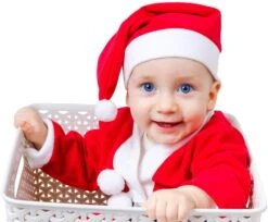Bonnet De Noel Rouge Pour Enfant
